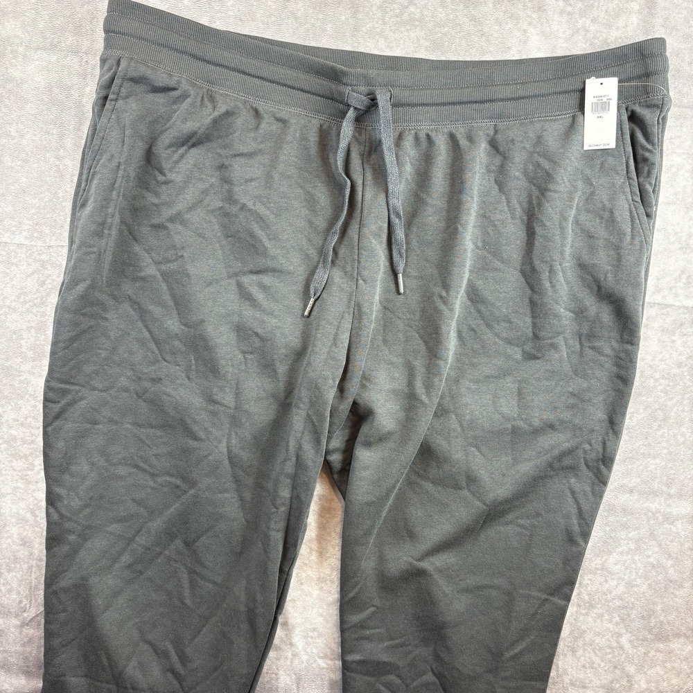 Old Navy Pants Mens 2XL Gray Lightweight Jersey-Knit Joggers Workout Stretch NEW